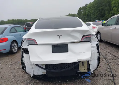 2021 Tesla Model Y Long Range Dual Motor All-Wheel Drive from USA, damaged, VIN 5YJYGAEE0MF187983